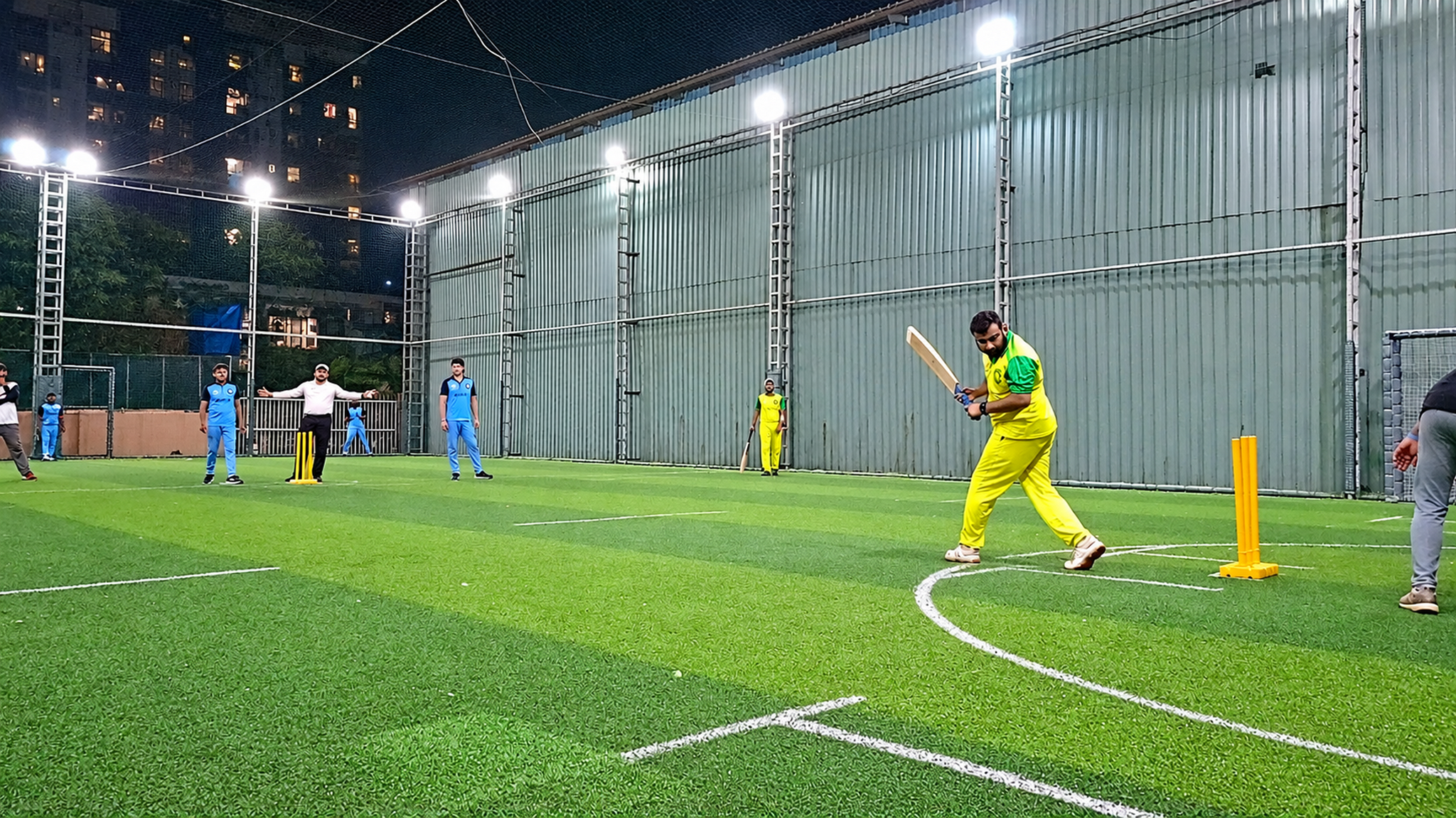 Thunderbolt Cricket League under the lights